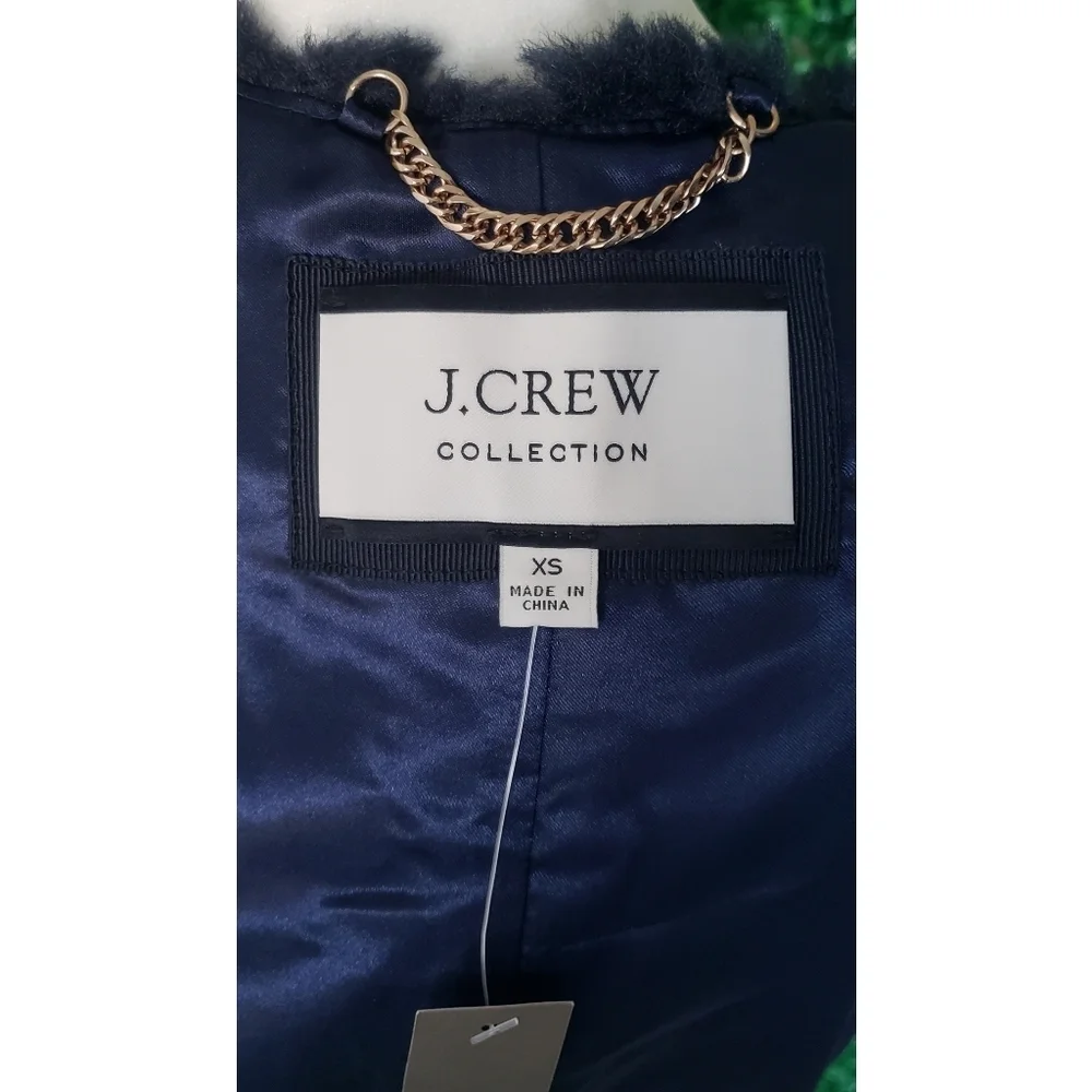 20. J.Crew Long vest in recycled sherpa